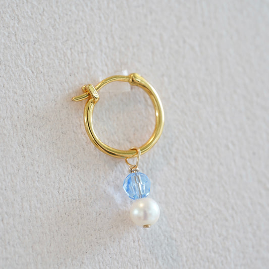 Ocean Blue Preciosa Pear Mini Earrings
