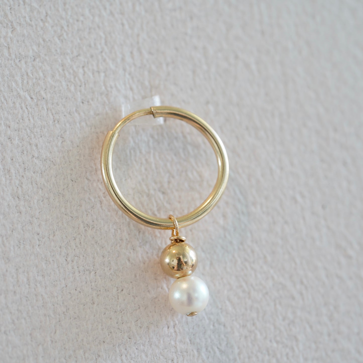 Gold-Filled Pearl Mini Earrings