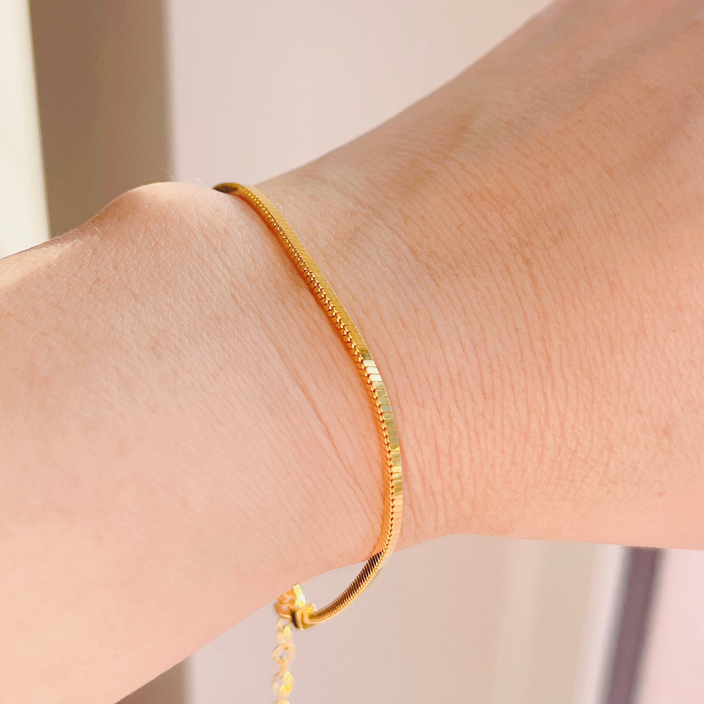 Shiny Snake Chain Bracelet