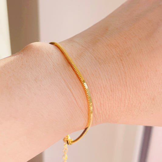 Shiny Snake Chain Bracelet