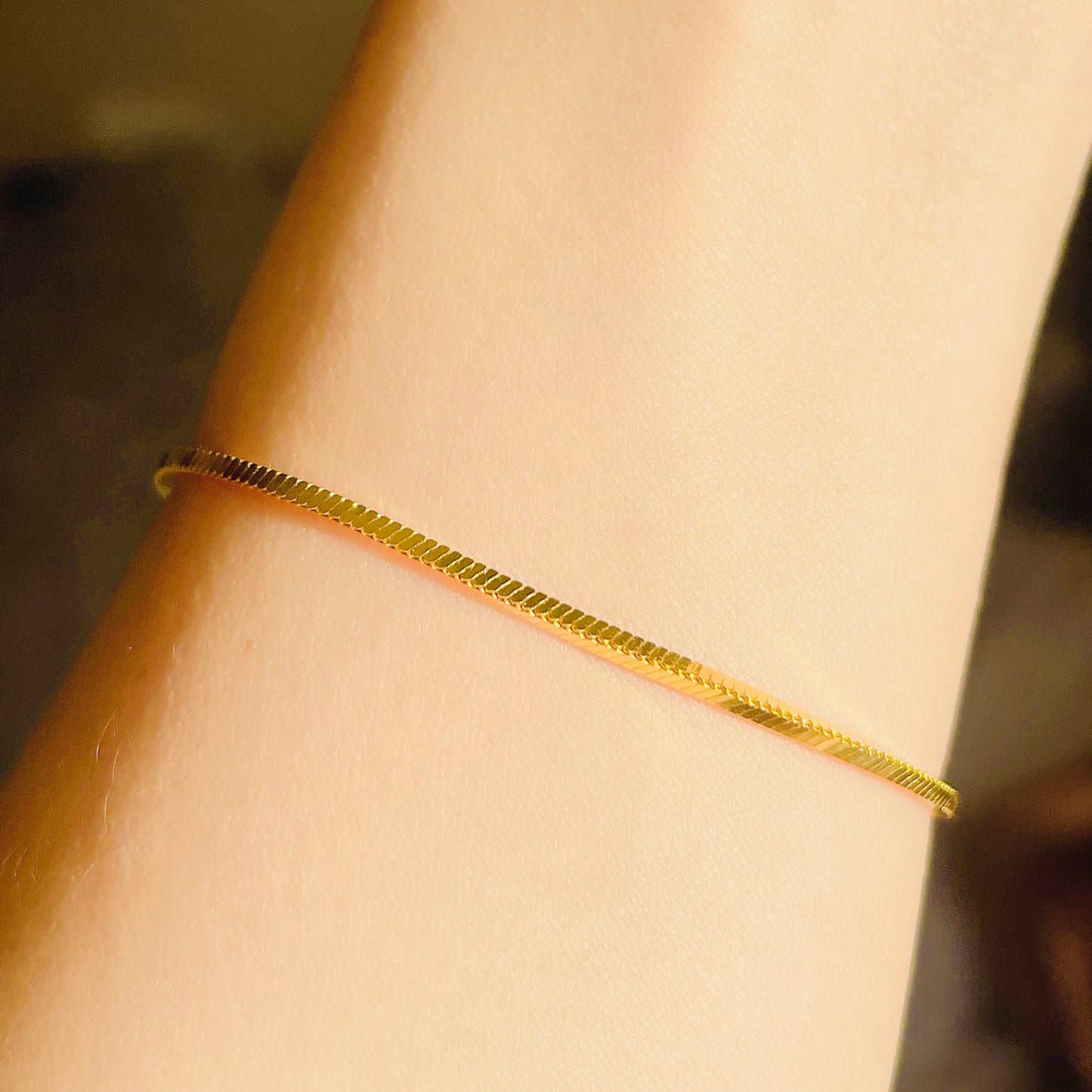 Shiny Snake Chain Bracelet