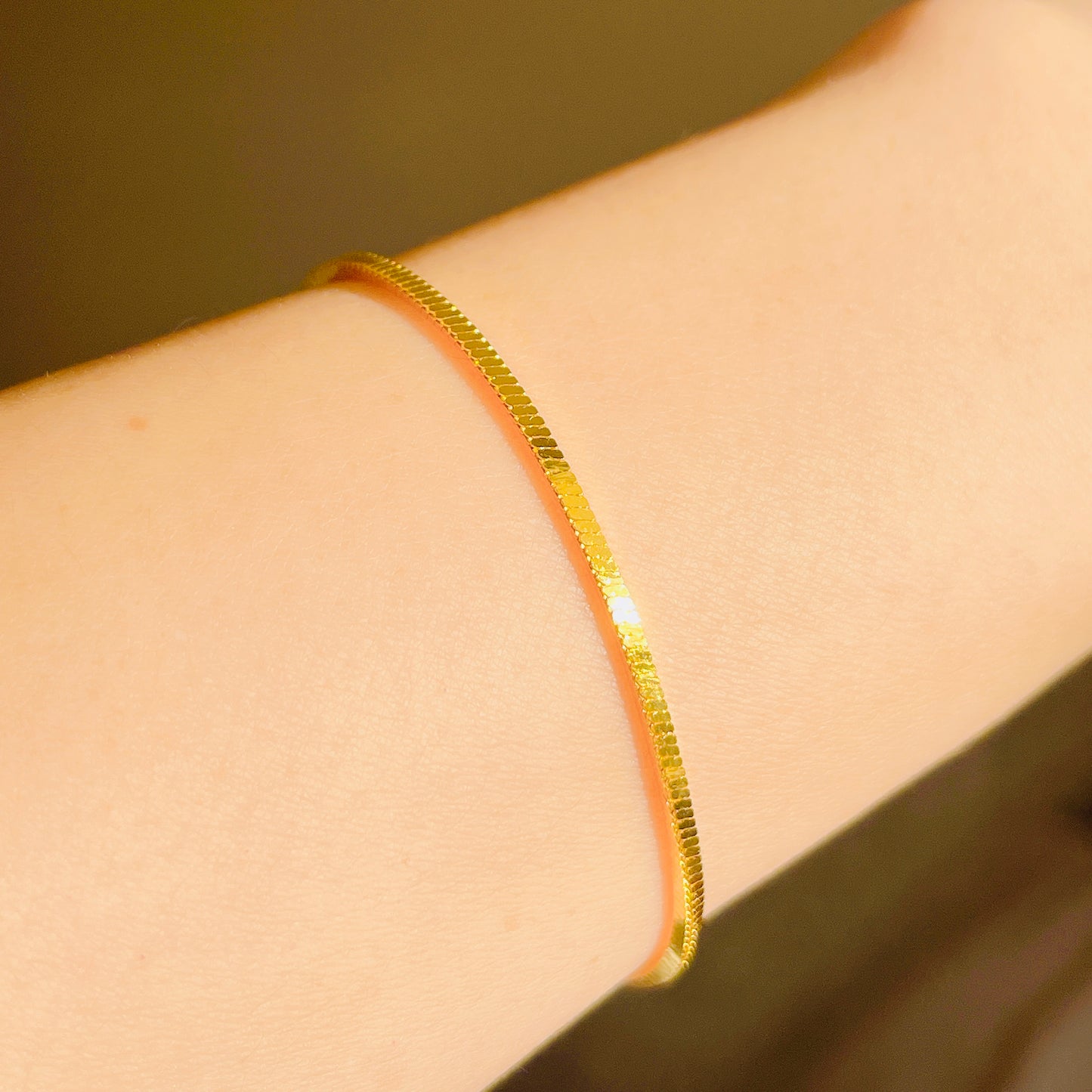 Shiny Snake Chain Bracelet