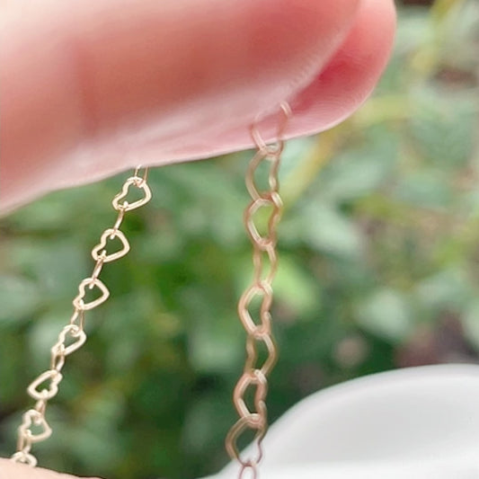 Hearts Gold-Filled Bracelet/ Anklet