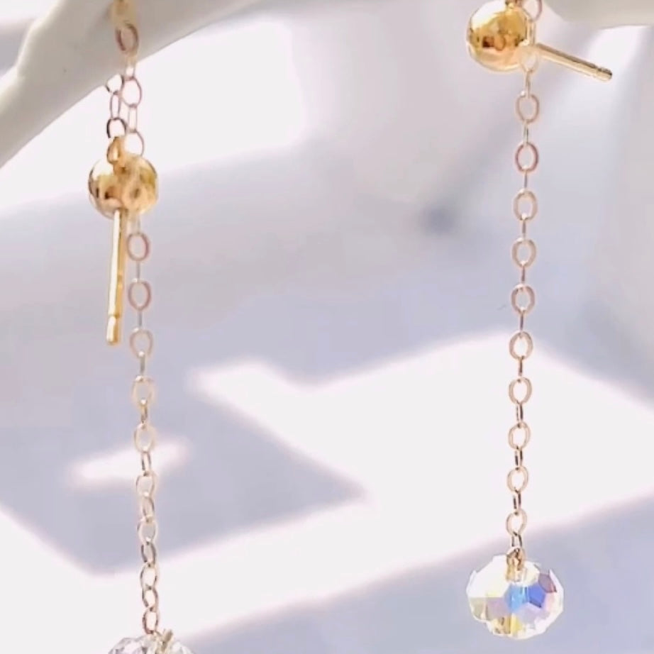 Swarovski Gold-Filled Earrings