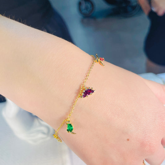 Dinosaur Gold-Filled Bracelet