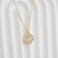 White Clover Gold-Filled Necklace