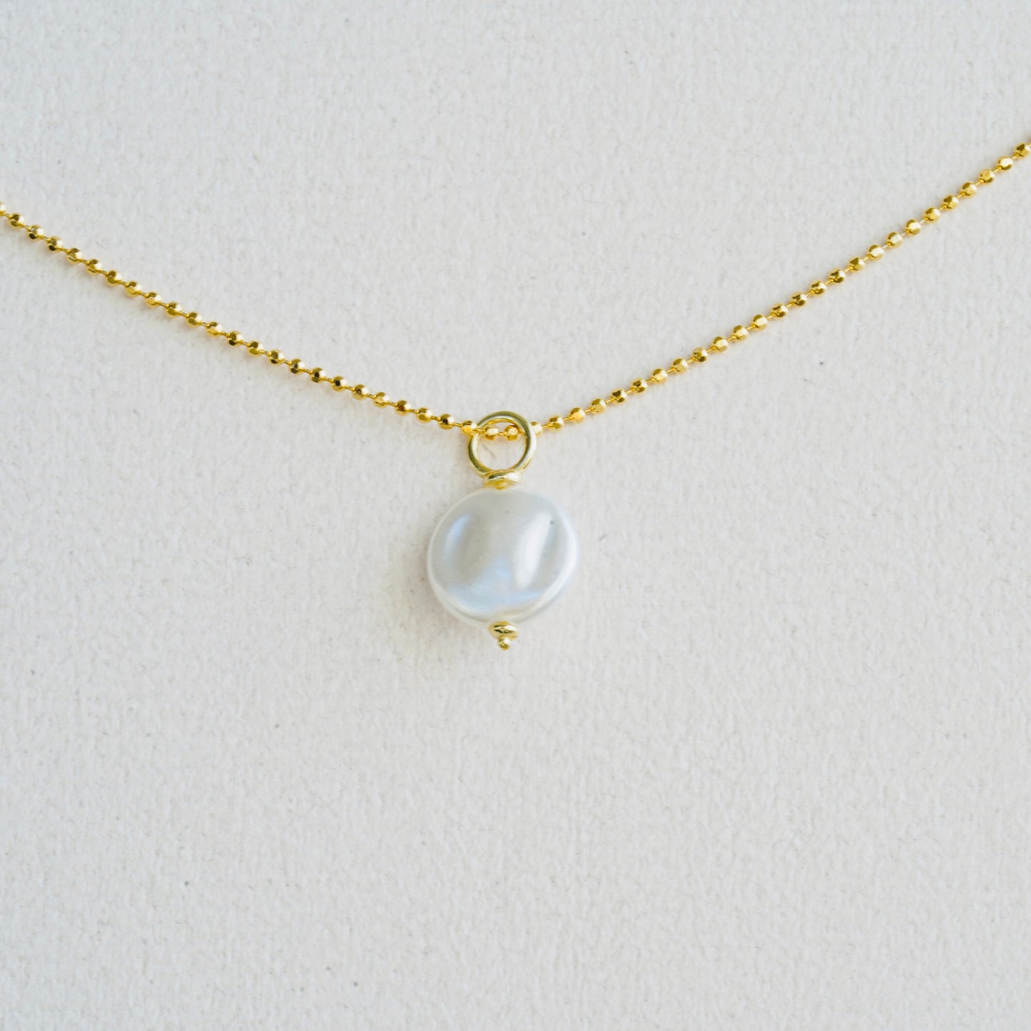 Mini Bead Mother of Pearl Necklace