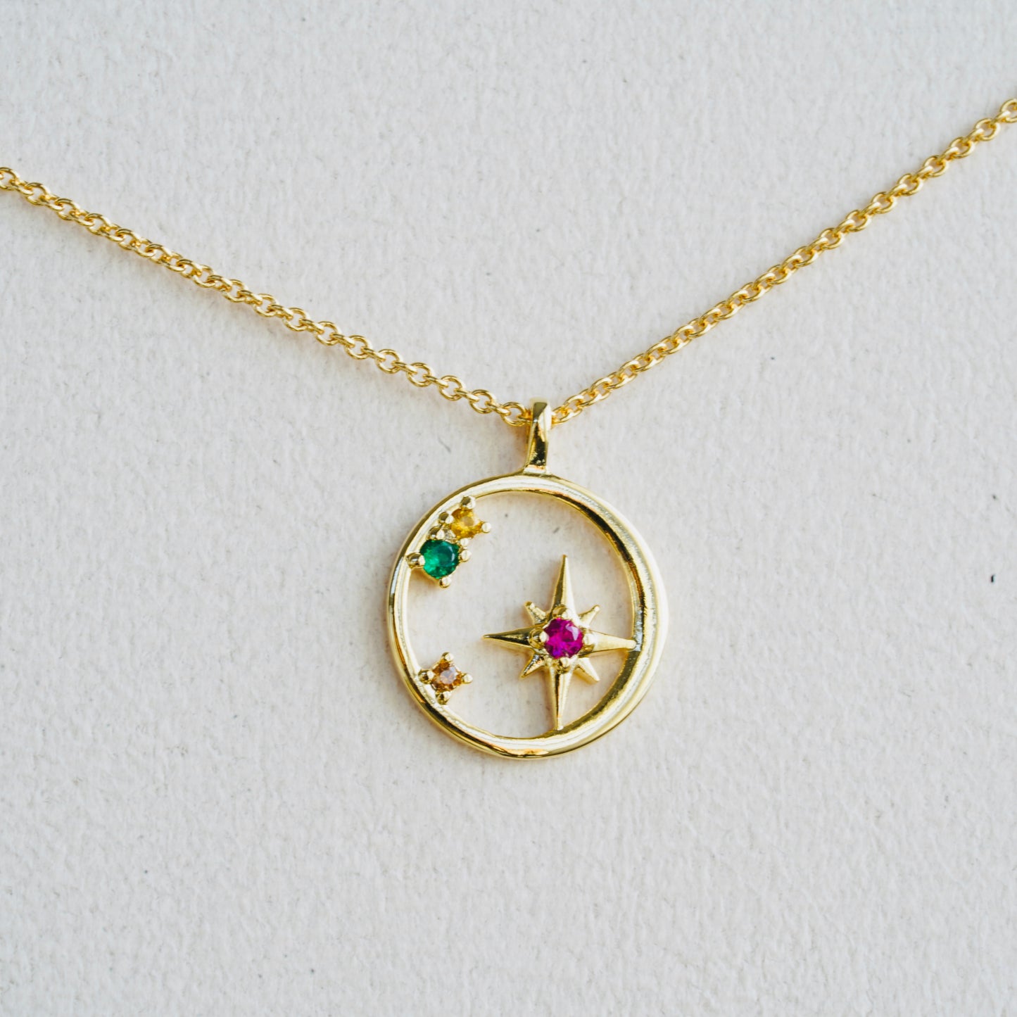 Mini Birthstone Gold-Filled Necklace