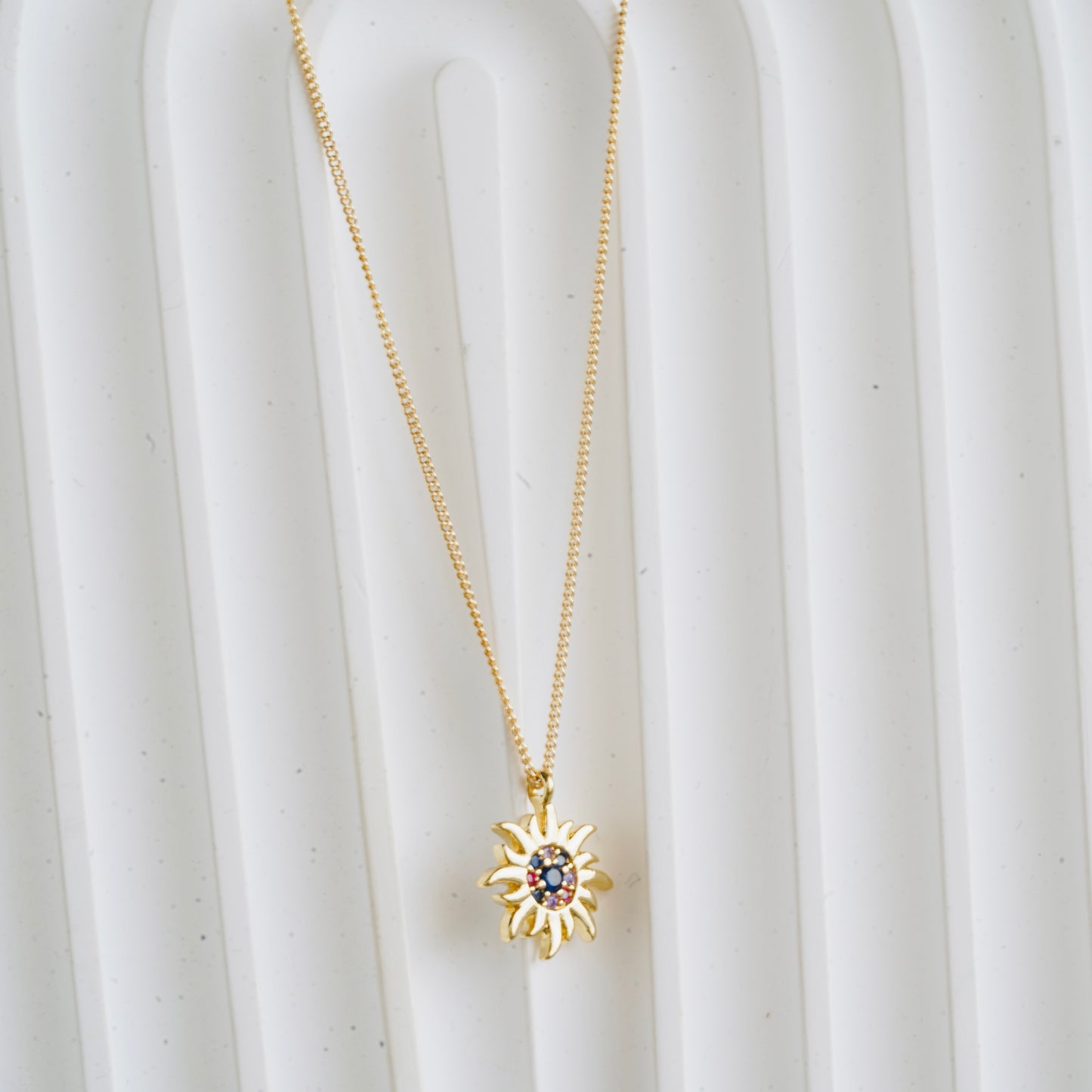 Sun in Colours Gold-Filled Necklace