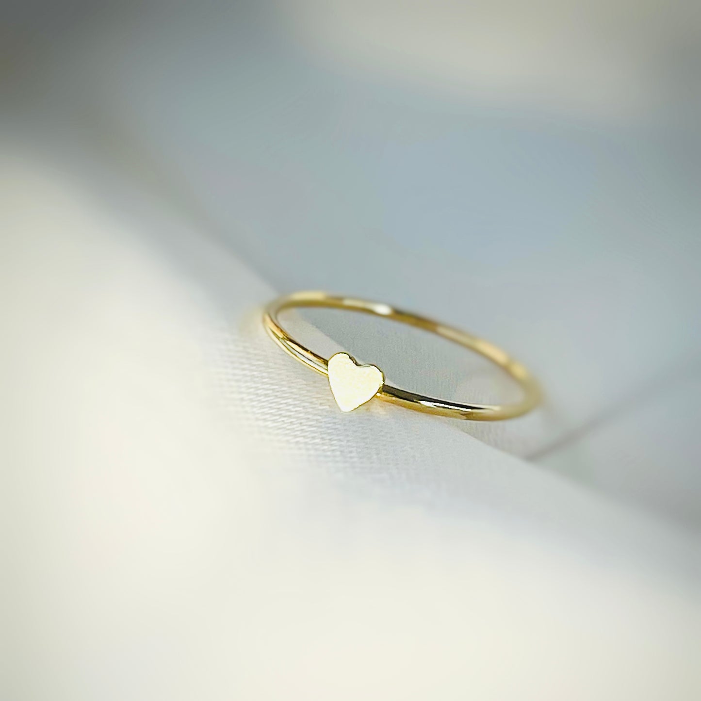 Heart Gold-Filled Ring